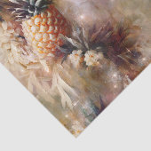 Tropische ananassen Sparkle Vrijgezellenfeest Tissuepapier (Detail)