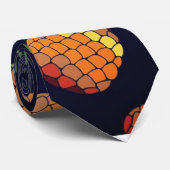 Tropische ananasstropdas stropdas (Opgerold)