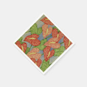 Tropische Anthuriums Bloemen Papier servetten (Hoek)
