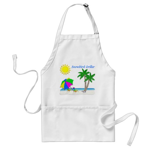Tropische aponnen, cadeautjes voor snoeivogels standaard schort (Voorkant)