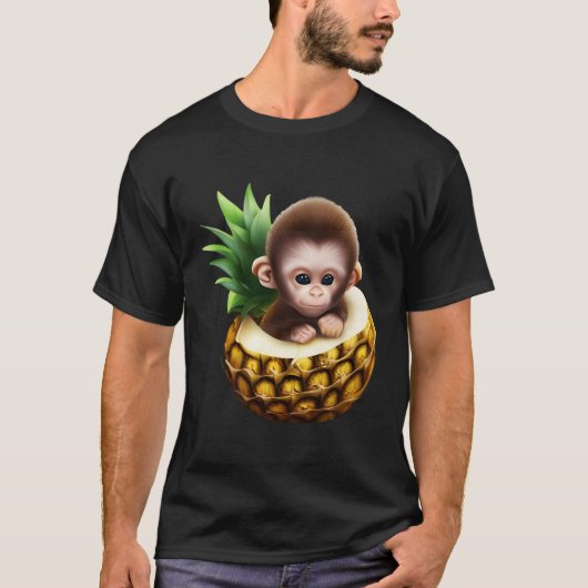 Tropische appelaap t-shirt (Voorkant)