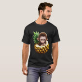 Tropische appelaap t-shirt (Voorkant volledig)