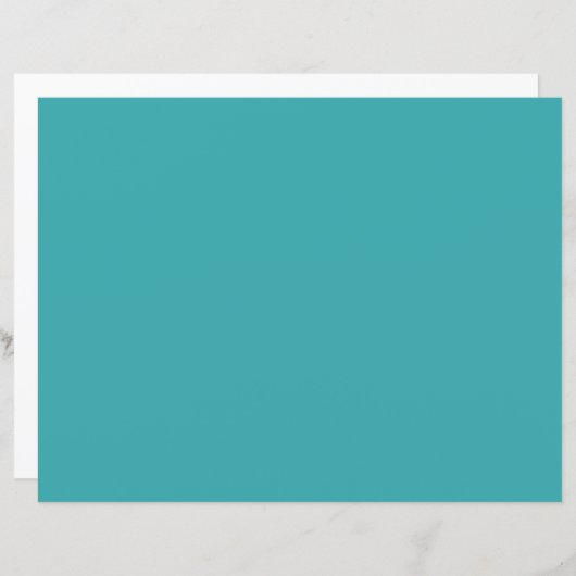 Tropische Aqua / Turquoise Solid Color SW 6767 (Voorkant / Achterkant)