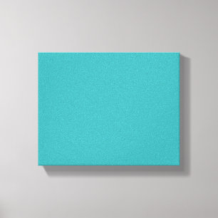 Tropische Aqua / Turquoise Solid Color SW 6767 Canvas Afdruk