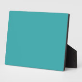 Tropische Aqua / Turquoise Solid Color SW 6767 Fotoplaat (Zijkant)