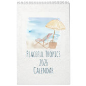 Tropische Aquarelkalender 2026 Kalender (Hoes)
