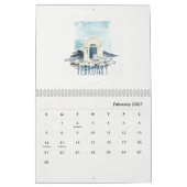 Tropische Aquarelkalender 2026 Kalender (Feb 2027)