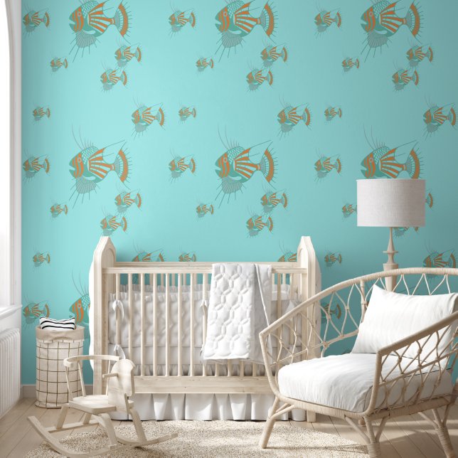 tropische aquatische vis behang (Kinderen)