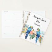 Tropische Ara Papegaai Gepersonaliseerde Planner (Display)