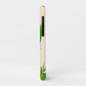 Tropische ara's en witte bloemen op Light Beige Case-Mate iPhone Case (Achterkant/links)