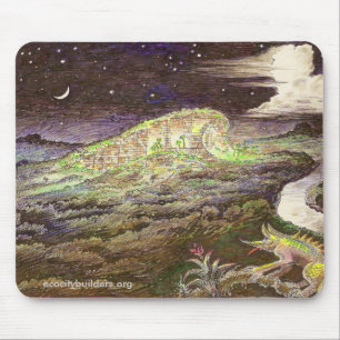 Tropische arcologie Mousepad Muismat