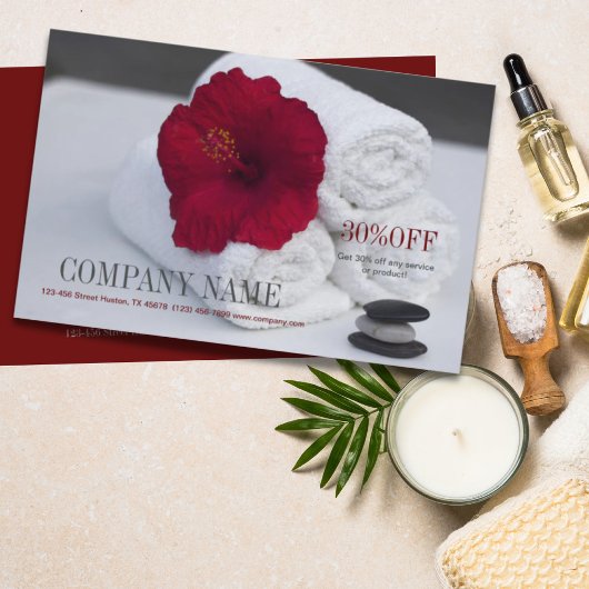 Tropische Aromatherapie SPA Salon Massage Bedrijf  Flyer