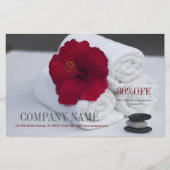 Tropische Aromatherapie SPA Salon Massage Bedrijf  Flyer (Voorkant)