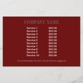 Tropische Aromatherapie SPA Salon Massage Bedrijf  Flyer (Achterkant)