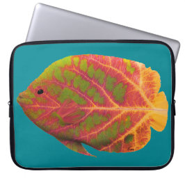 Tropische Aspblaasvis 1 Laptop Sleeve