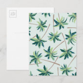 Tropische Australische valstpalm Briefkaart (Voorkant / Achterkant)