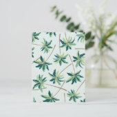 Tropische Australische valstpalm Briefkaart (Staand voorkant)