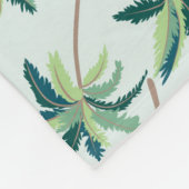 Tropische Australische valstpalm Fleece Deken (Hoek)