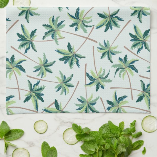 Tropische Australische valstpalm Theedoek (Gevouwen)