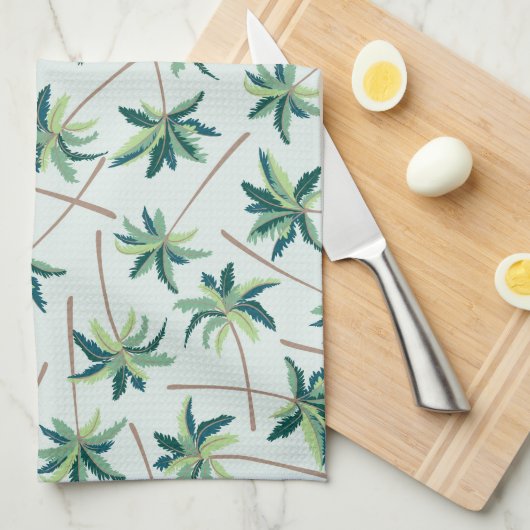 Tropische Australische valstpalm Theedoek (Quarter Fold)