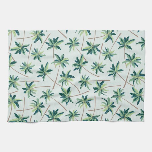 Tropische Australische valstpalm Theedoek (Horizontaal)