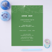 Tropische automatische detailservice flyer (Enkel)