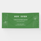 Tropische automatische gegevens over servicebedrij spandoek (Horizontaal)