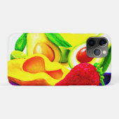 Tropische Avocado, aardbei en Mango. Bestel nu Case-Mate iPhone Case (Achterkant (horizontaal))