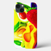 Tropische Avocado, aardbei en Mango. Bestel nu Case-Mate iPhone Case (Achterkant)