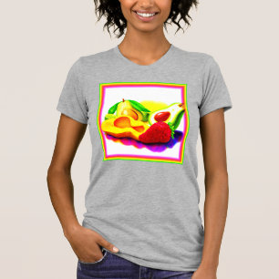 Tropische Avocado, aardbei en Mango. Bestel nu T-shirt