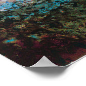 Tropische baai - poster (Hoek)