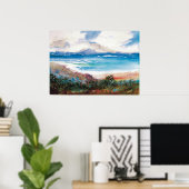 Tropische baai - poster (Thuiskantoor)