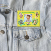 Tropische Baby Dieren Button Kids Verjaardag Favor (Insitu)