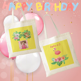 Tropische Baby Dieren Canvas tas Kids Verjaardag F
