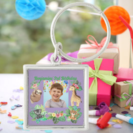 Tropische Baby Dieren Sleutelhanger Kids Verjaarda