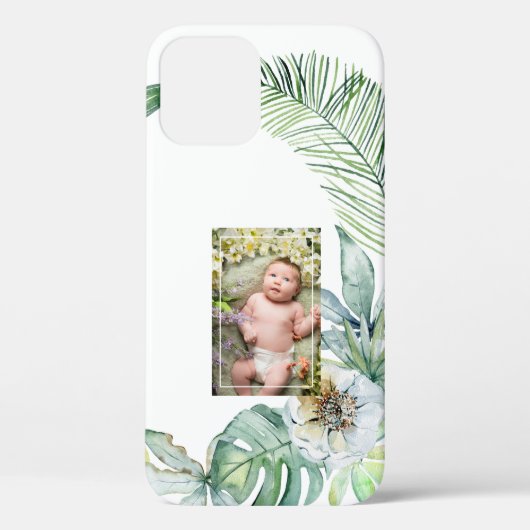 Tropische Baby foto van Foliage Case-Mate iPhone Case (Achterkant)