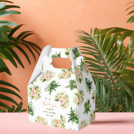 Tropische Baby Shower Bloemen Bedankt Bedankdoosjes