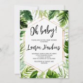 Tropische Baby Shower Kaart (Voorkant)