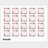 Tropische Baby Shower Sticker (Vel)