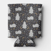 Tropische Baby sleufpatroon Blikjeskoeler (Voorkant)