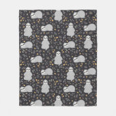 Tropische Baby sleufpatroon Fleece Deken (Voorkant)