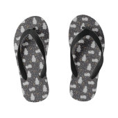 Tropische Baby sleufpatroon Kinder Teenslippers (Voetbed)