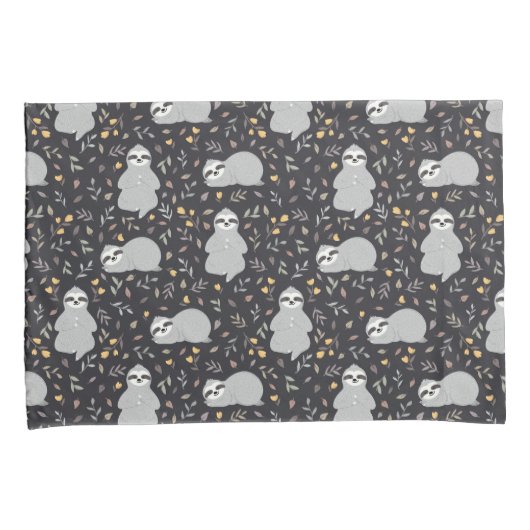 Tropische Baby sleufpatroon Kussensloop (Voorkant-Rechts)