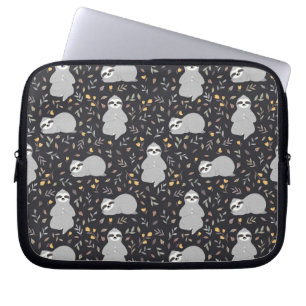 Tropische Baby sleufpatroon Laptop Sleeve