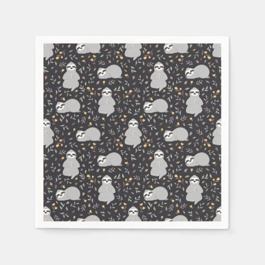 Tropische Baby sleufpatroon Servet (Voorkant)