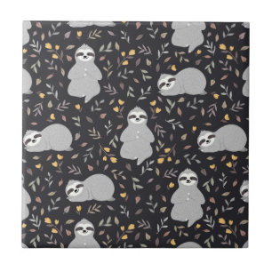 Tropische Baby sleufpatroon Tegeltje