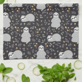 Tropische Baby sleufpatroon Theedoek (Gevouwen)