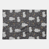 Tropische Baby sleufpatroon Theedoek (Horizontaal)