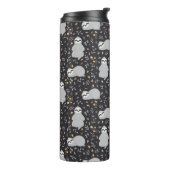 Tropische Baby sleufpatroon Thermosbeker (Gedraaid links)