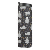 Tropische Baby sleufpatroon Thermosbeker (Geroteerd rechts)